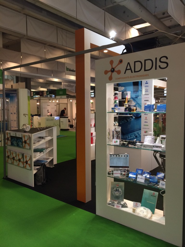 Une photo du stand Addis au dernier salon Enova Paris.