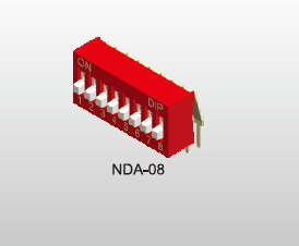 Image 6312_31561_1 - DIPTRONICS - DA-06-V - Série: DA - Type: Angle droit - Entraxe (mm): 2.54 - Pas (mm): 2.54 - Circuit: 6 - Tension d'Isol (VAC): 500 - Temp Min (°C): -20 - Temp Max (°C): +70 - Durée de vie (Cycles): 2000 - Emballage: Tube - Conditionnement: 28