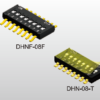 Image 6313_31566_1 - DIPTRONICS - DHN-08F-T-V - Série: DHN(F) - Type: CMS Bas profile - Entraxe (mm): 6.7 - Pas (mm): 1.27 - Circuit: 8 - Tension d'Isol (VAC): 300 - Temp Min (°C): -40 - Temp Max (°C): +85 - Durée de vie (Cycles): 1000 - Emballage: Tube - Conditionnement: 40